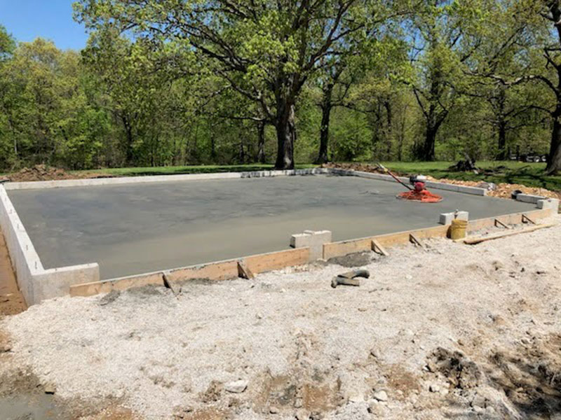 Dermott Concrete Construction Concrete foundation