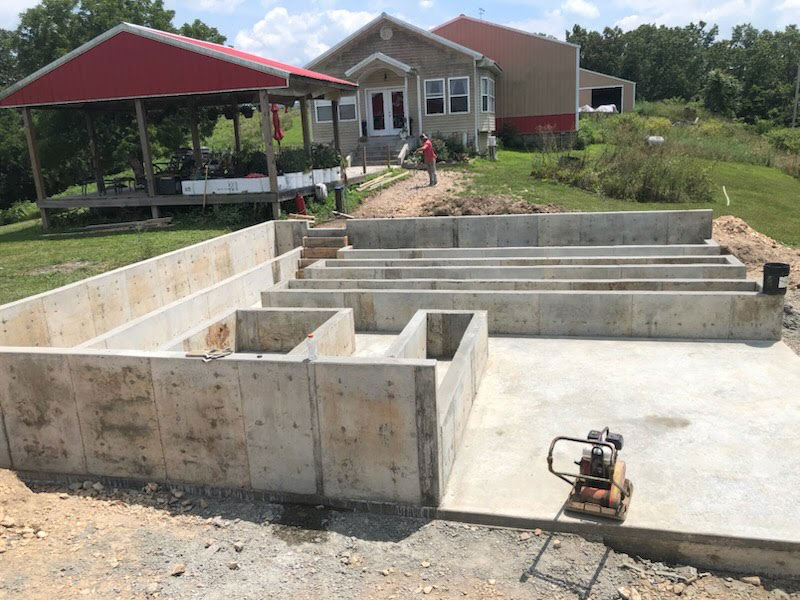 Dermott Concrete Construction Concrete foundation